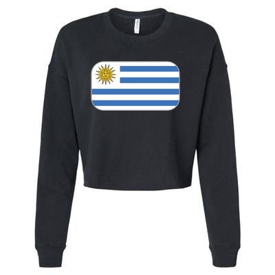 Uruguay Flag Soccer Team World Cup 2022 Cropped Pullover Crew