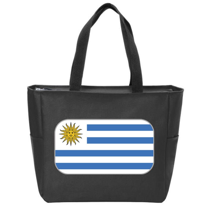 Uruguay Flag Soccer Team World Cup 2022 Zip Tote Bag