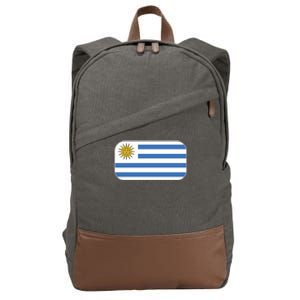 Uruguay Flag Soccer Team World Cup 2022 Cotton Canvas Backpack