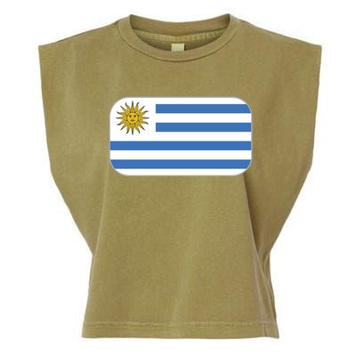 Uruguay Flag Soccer Team World Cup 2022 Garment-Dyed Women's Muscle Tee