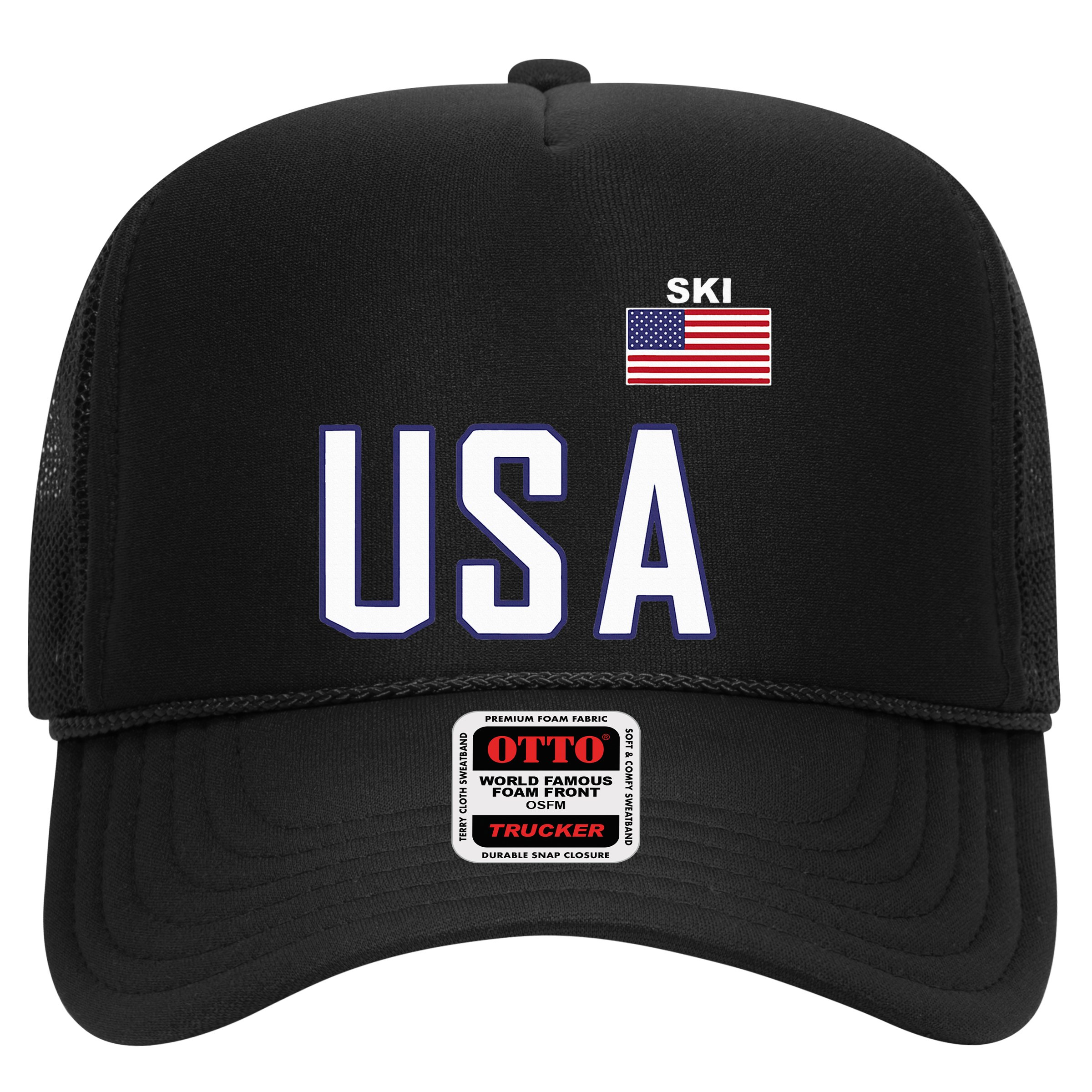 Usa Flag Skiing Team Cool Ski Equipment For Skier Hat