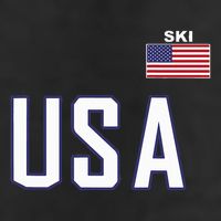 Usa Flag Skiing Team Cool Ski Equipment For Skier Hat