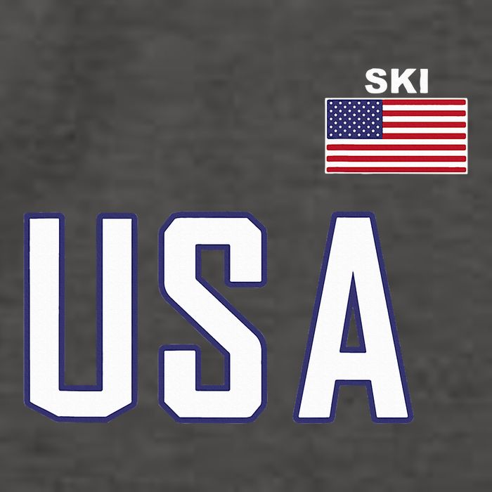 Usa Flag Skiing Team Cool Ski Equipment For Skier Vector Backpack