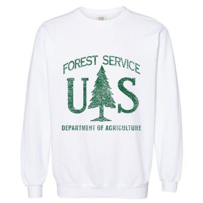 Us Forest Service (Distressed Green) Garment-Dyed Sweatshirt