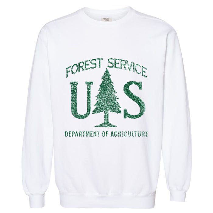 Us Forest Service (Distressed Green) Garment-Dyed Sweatshirt