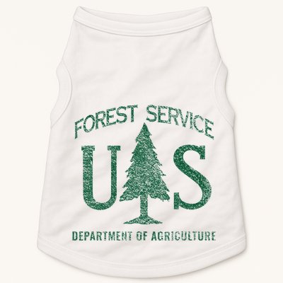 Us Forest Service (Distressed Green) Doggie Tank