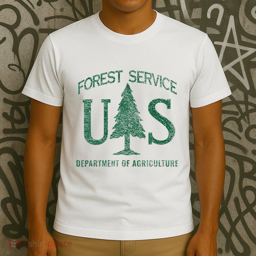 Us Forest Service (Distressed Green) T-Shirt