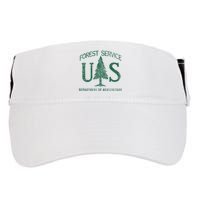 Us Forest Service (Distressed Green) Adult Drive Performance Visor