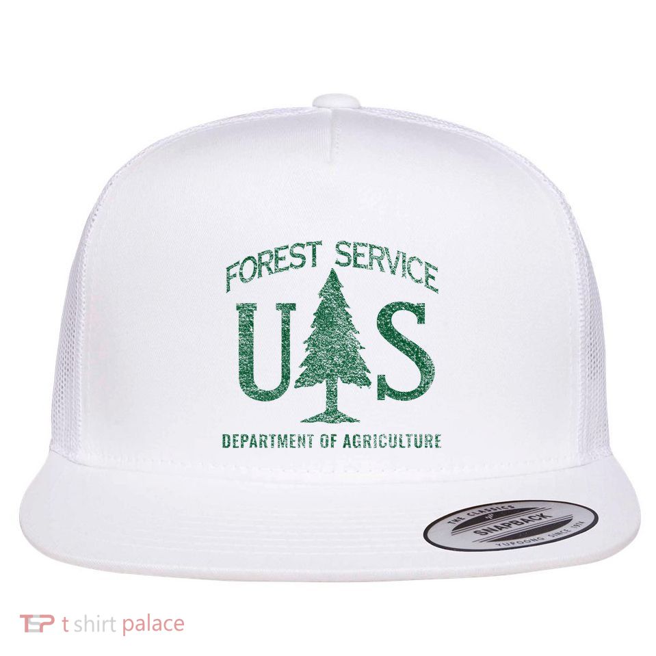 Us Forest Service (Distressed Green) Flatbill Hat