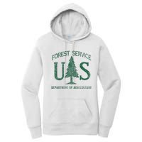 Us Forest Service (Distressed Green) Women's Pullover Hoodie