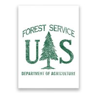 Us Forest Service (Distressed Green) Poster