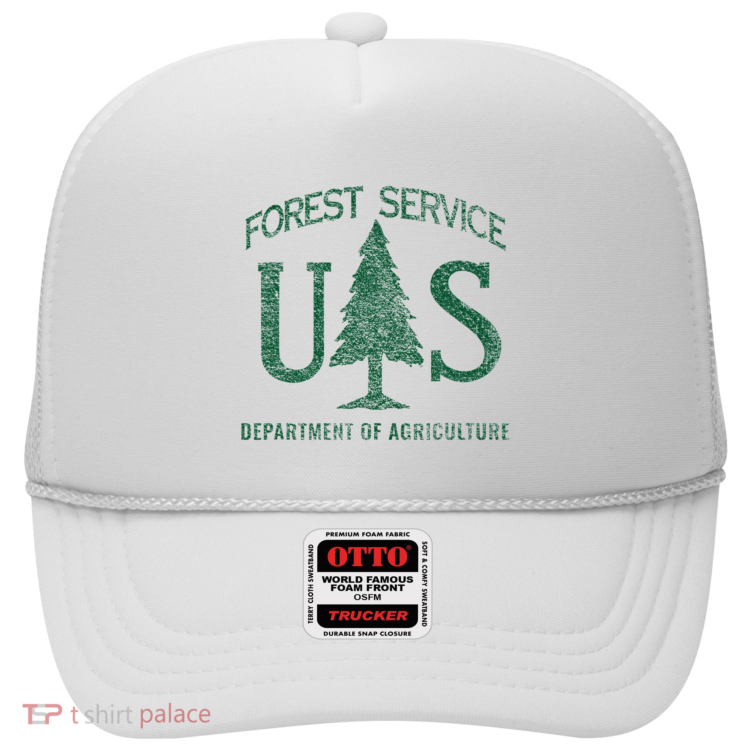 Us Forest Service (Distressed Green) Trucker Hat