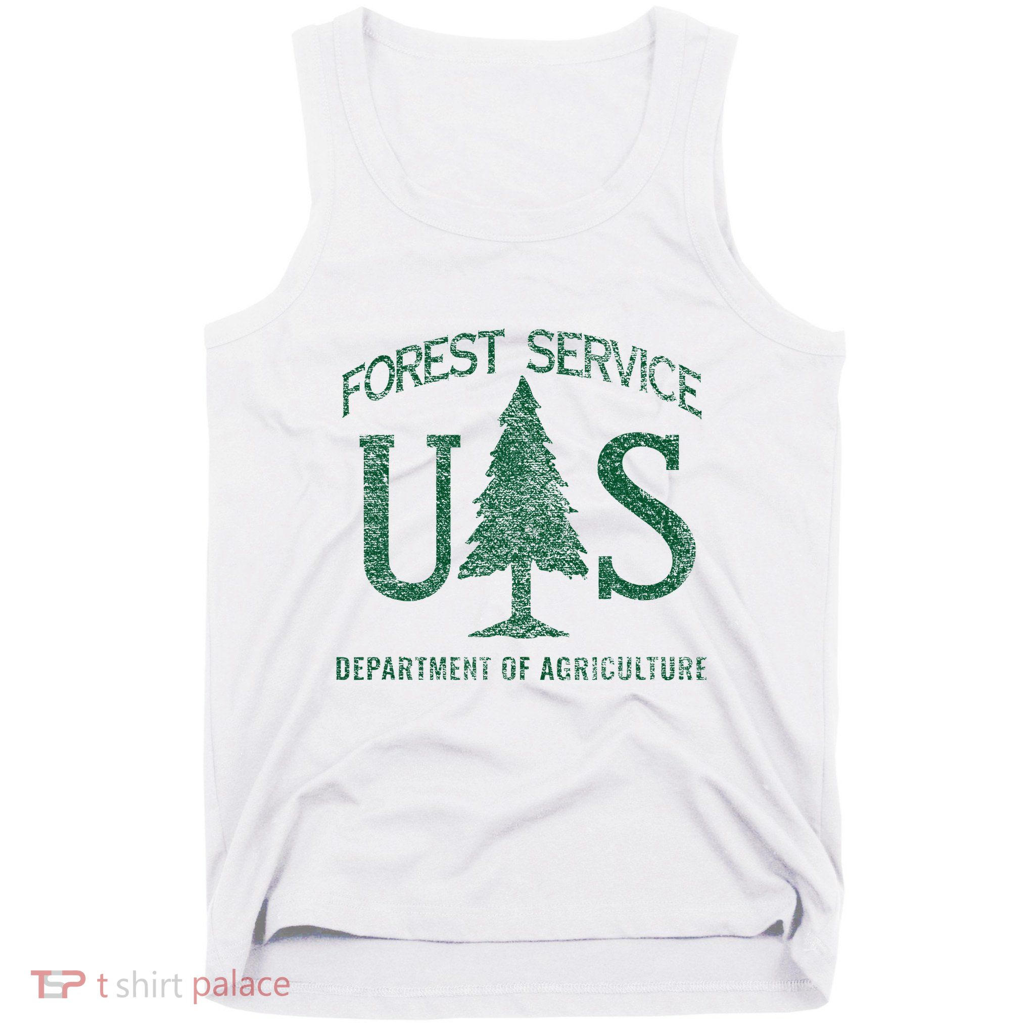 Us Forest Service (Distressed Green) Tank Top