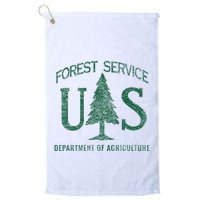 Us Forest Service (Distressed Green) Golf Towel
