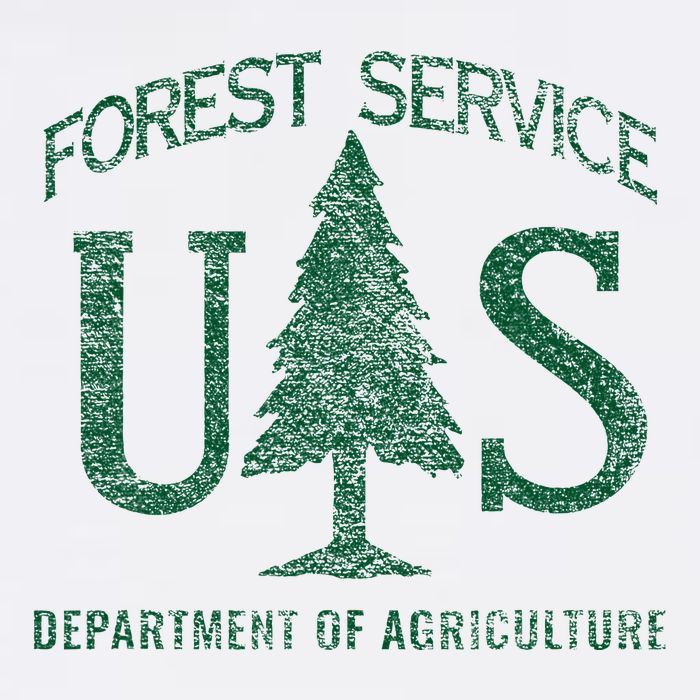 Us Forest Service (Distressed Green) Golf Towel