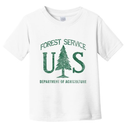 Us Forest Service (Distressed Green) Toddler T-Shirt