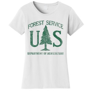 Us Forest Service (Distressed Green) Women's T-Shirt