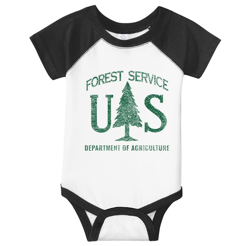 Us Forest Service (Distressed Green) Infant Baby Jersey Bodysuit