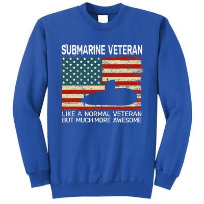 Usa Flag Submarine Veteran Tall Sweatshirt