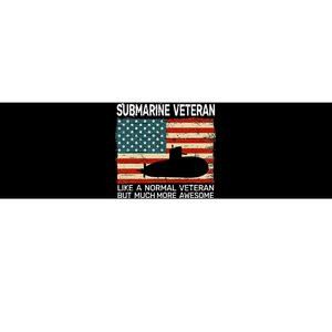 USA Flag Submarine veteran for  and submarine Bumper Sticker