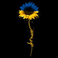 Ukrainian Flag Sunflower I Stand With Ukraine Peace 16 in Basic Backpack