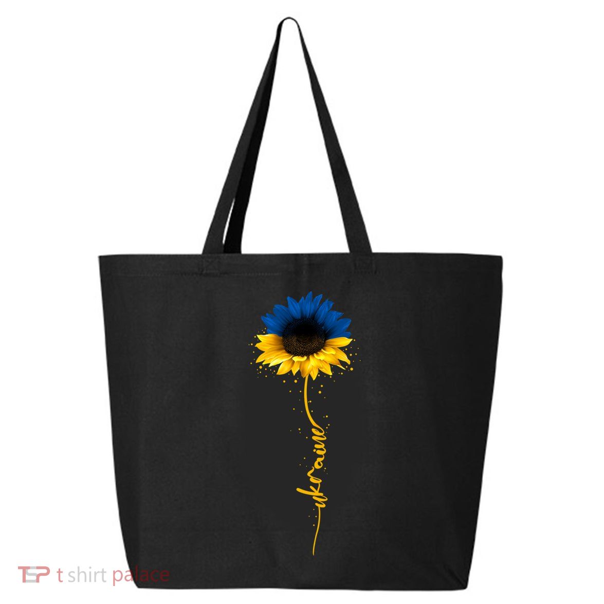 Ukrainian Flag Sunflower I Stand With Ukraine Peace 25L Jumbo Tote