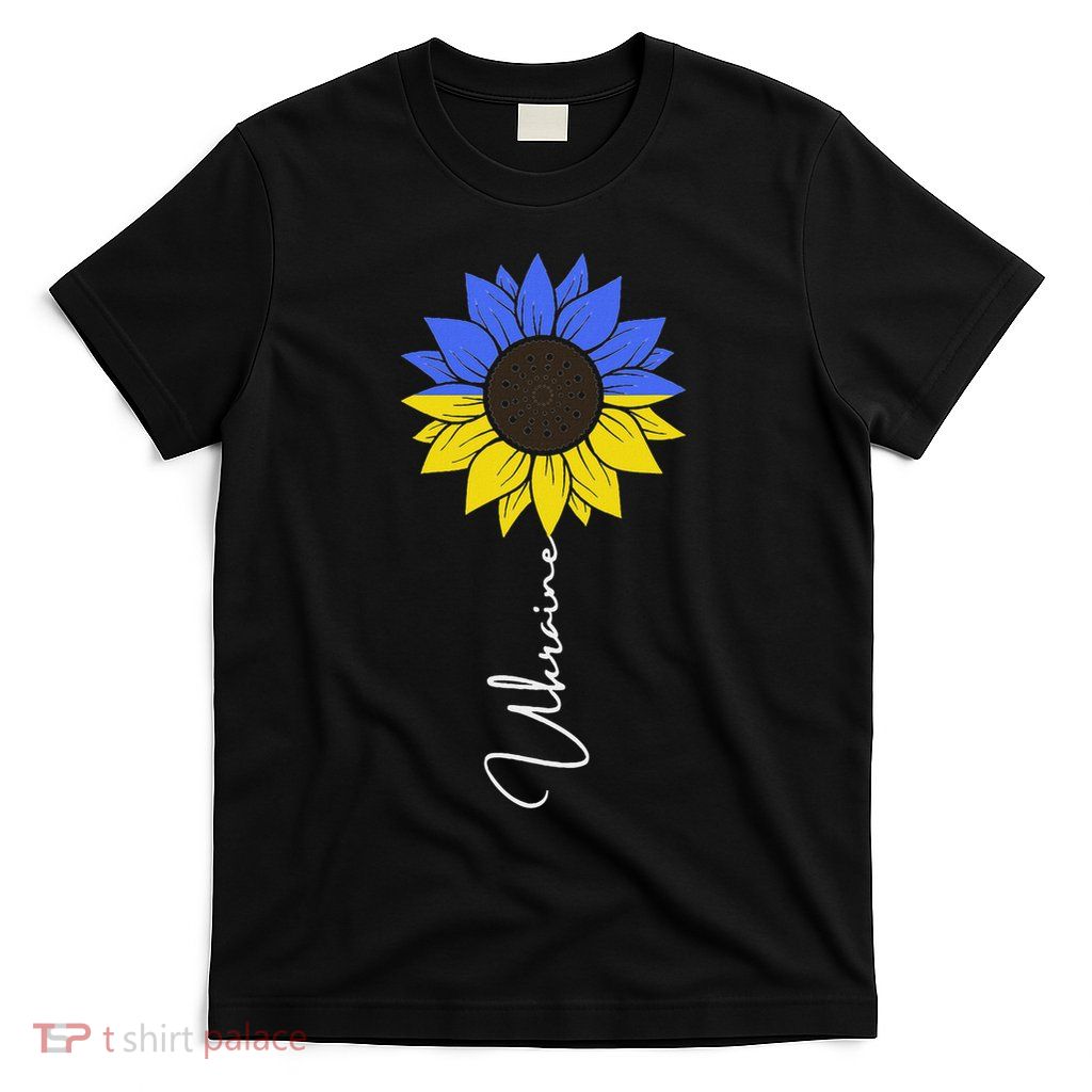 Ukraine Flag Sunflower T-Shirt