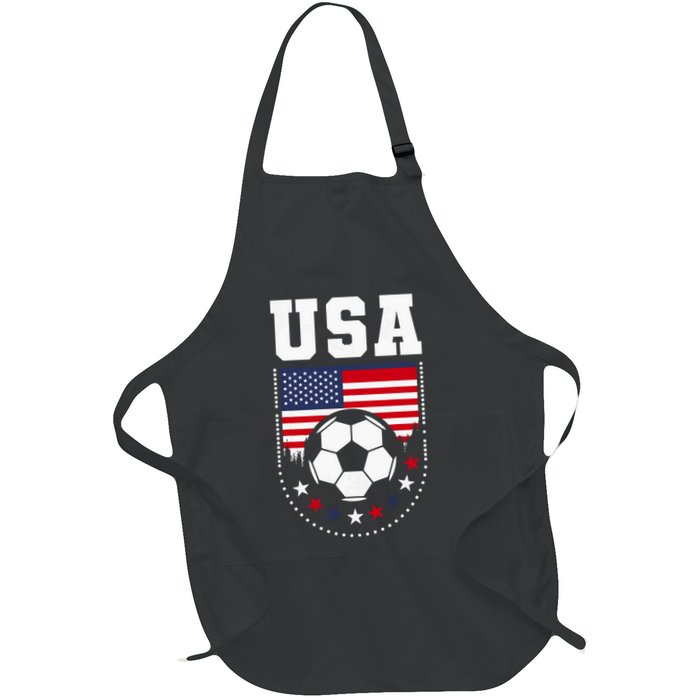 Usa Flag Soccer Fan Apron