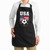 Usa Flag Soccer Fan Apron