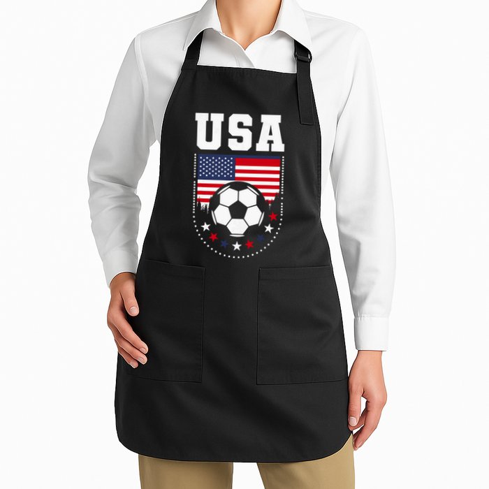 Usa Flag Soccer Fan Apron