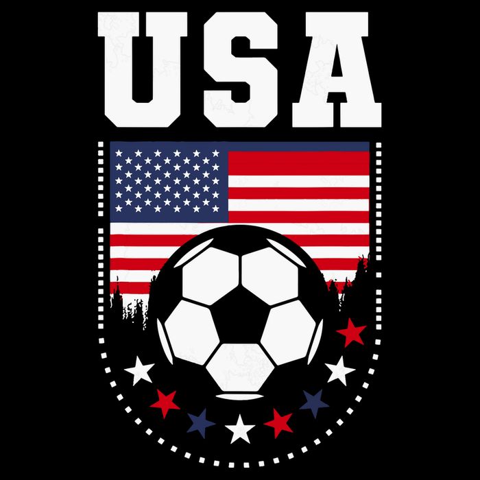 Usa Flag Soccer Fan Apron