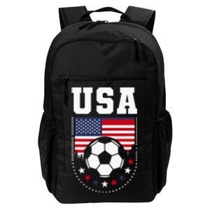 Usa Flag Soccer Fan Daily Commute Backpack