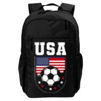 Usa Flag Soccer Fan Daily Commute Backpack