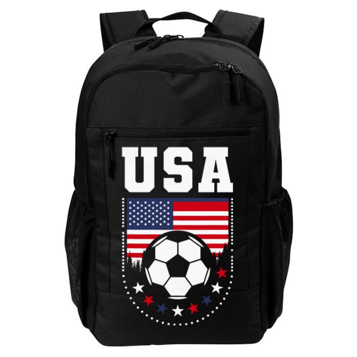 Usa Flag Soccer Fan Daily Commute Backpack