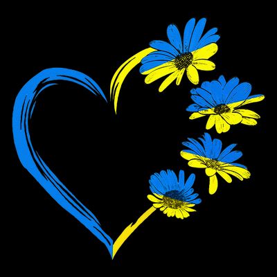 Ukraine Flag Sunflower Vintage Ukrainian Lovers Ukraine T-Shirt