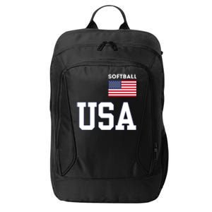 Usa Flag Softball Pocket Team Jersey Gift City Backpack