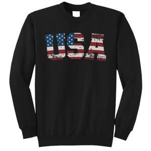 Usa Flag Stars And Stripes For Patriotic Independence Day Sweatshirt