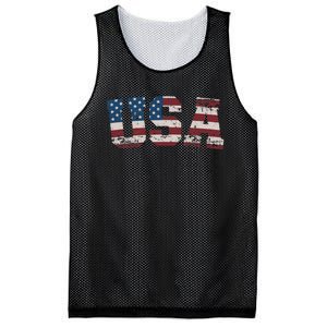 Usa Flag Stars And Stripes For Patriotic Independence Day Mesh Reversible Basketball Jersey Tank