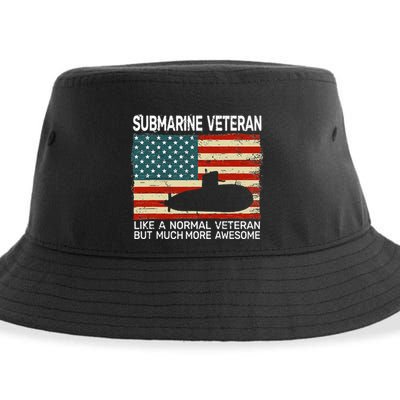 USA Flag Submarine veteran for  and submarine for  Sustainable Bucket Hat