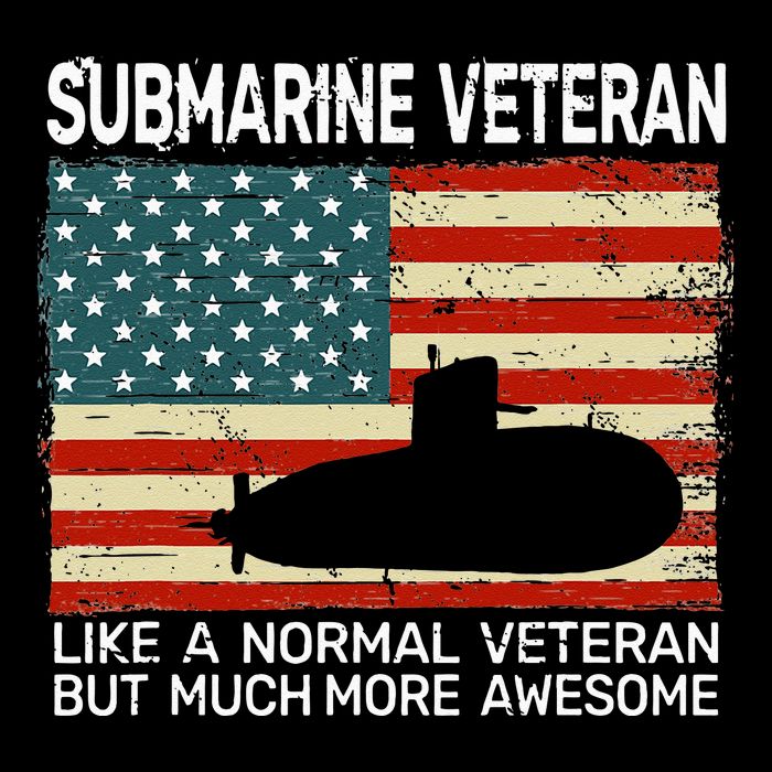 USA Flag Submarine veteran for  and submarine for  PosiCharge Competitor Tank