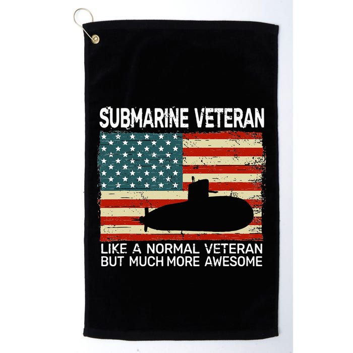 USA Flag Submarine veteran for  and submarine for  Golf Towel