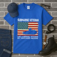 USA Flag Submarine veteran for  and submarine for  Tall T-Shirt
