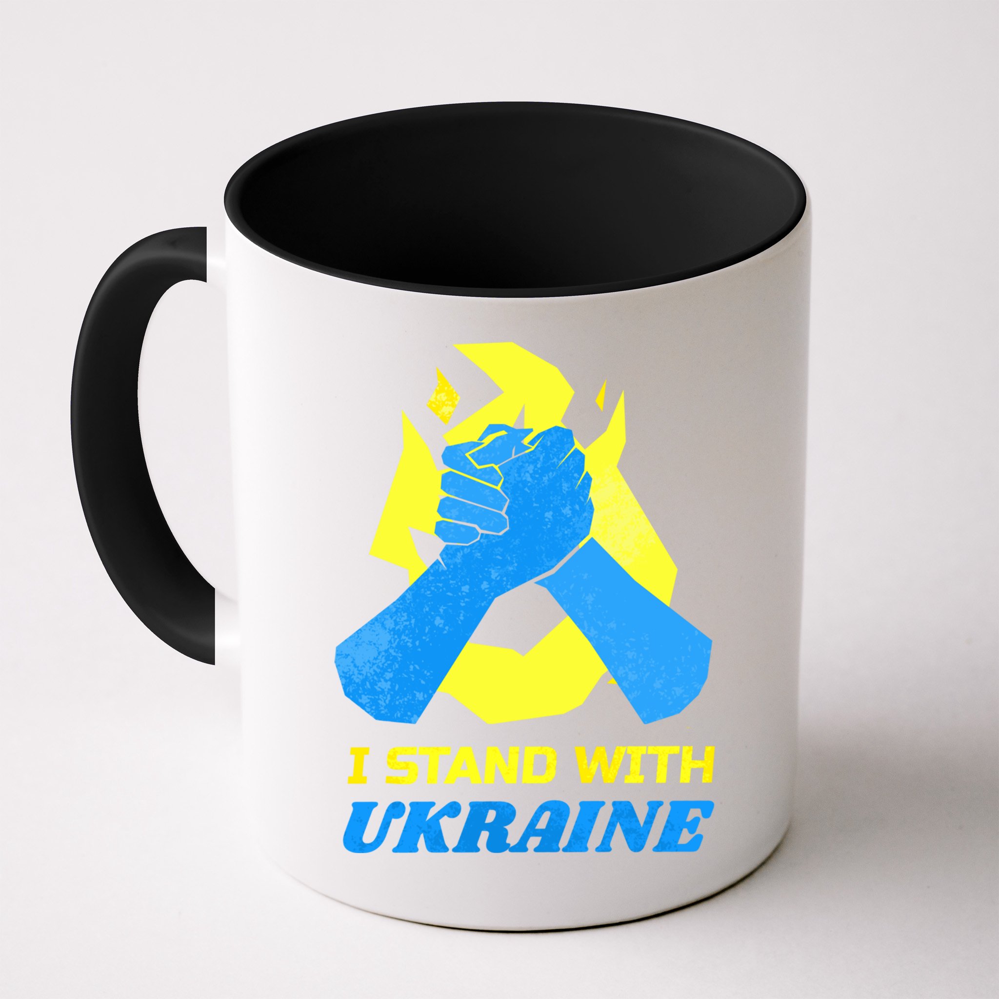 Ukrainian Flag Support Ukraine Gift I Stand With Ukraine Cute Gift Mug