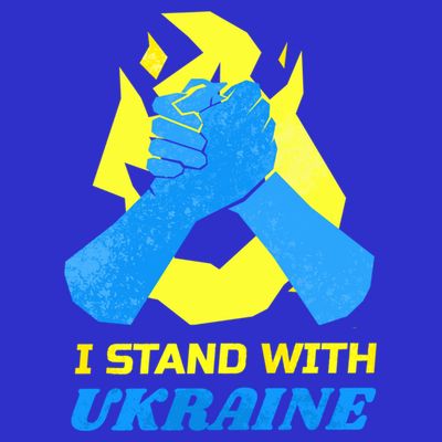 Ukrainian Flag Support Ukraine Gift I Stand With Ukraine Cute Gift T-Shirt