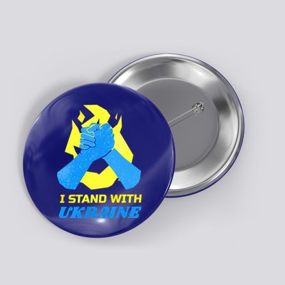 Ukrainian Flag Support Ukraine Gift I Stand With Ukraine Cute Gift Button