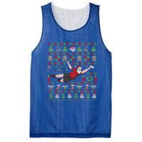 Ultimate Frisbee Santa Claus Sport Ugly Christmas Cute Gift Mesh Reversible Basketball Jersey Tank