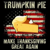 USA Flag Trumpkin Pie Make Thanksgiving Great Again 16 in Basic Backpack