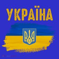 Ukraine Flag Trident Cyrillic Font Patriotic Ukrainians Cute Gift Premium T-Shirt