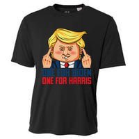 Usa Flag Trump Biden Harris Republican Political Statement Cooling Performance Crew T-Shirt