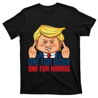 Usa Flag Trump Biden Harris Republican Political Statement T-Shirt